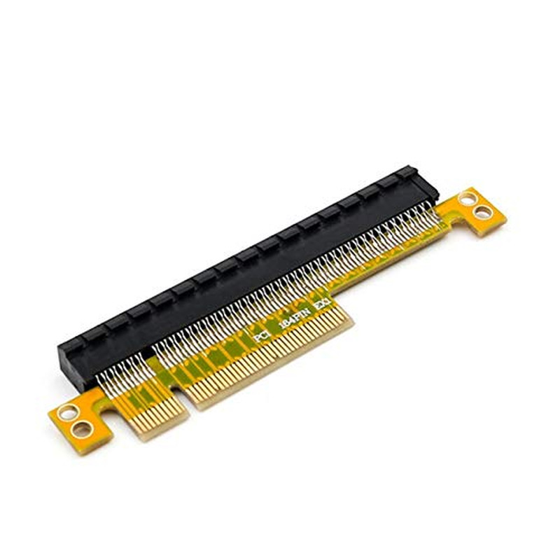 Cablecc PCI-E Express 8X to 16X Extender Converter Riser Card Adapter Male