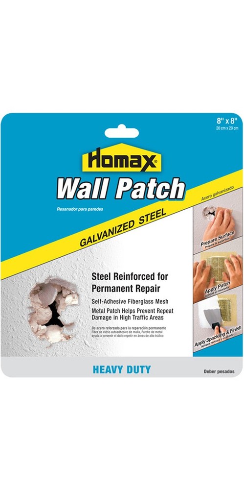 Homax 5508 Wall Patch - 8" X 8" Silver