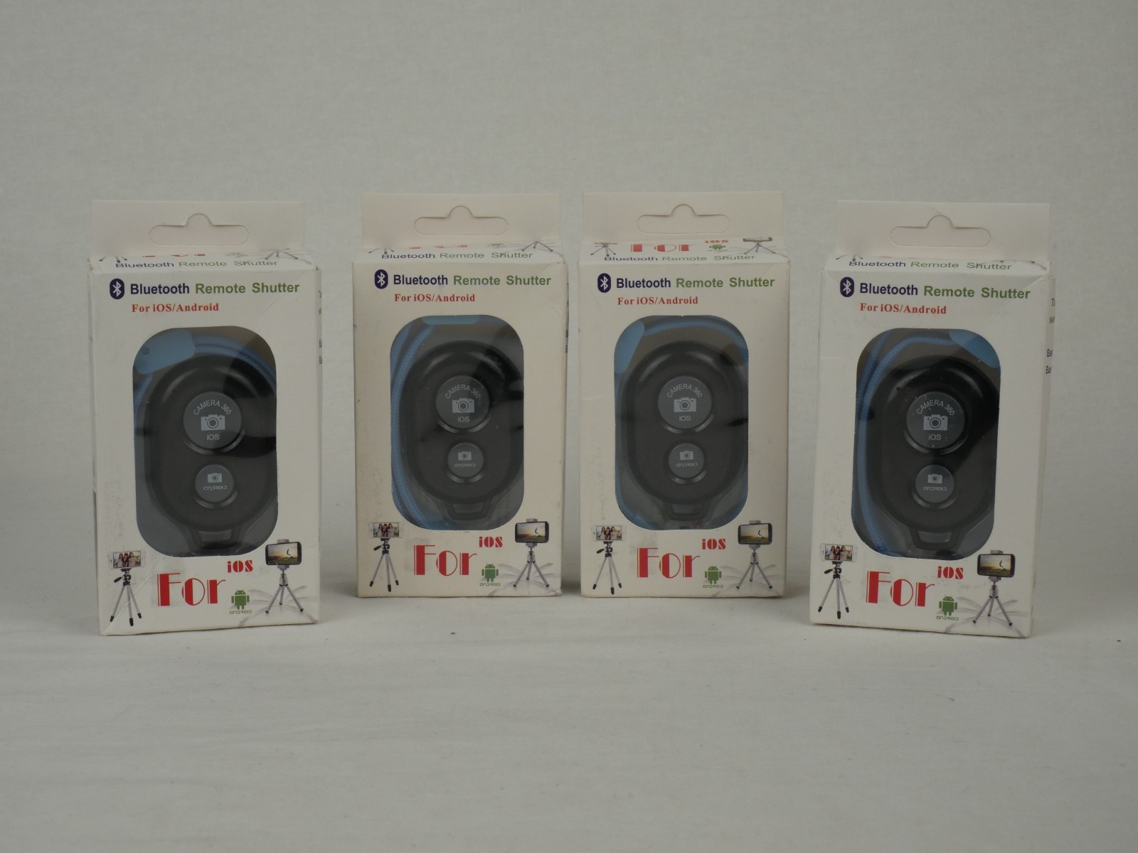 (Lot of 4) Neewer Smartphone Shutter Remote IOS Android | NEW OLD STOCK (READ)