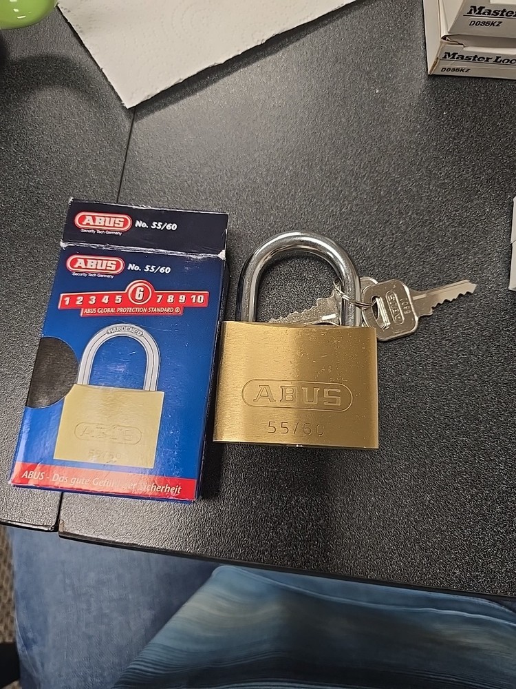 Abus 55/60 Padlock New With Keys