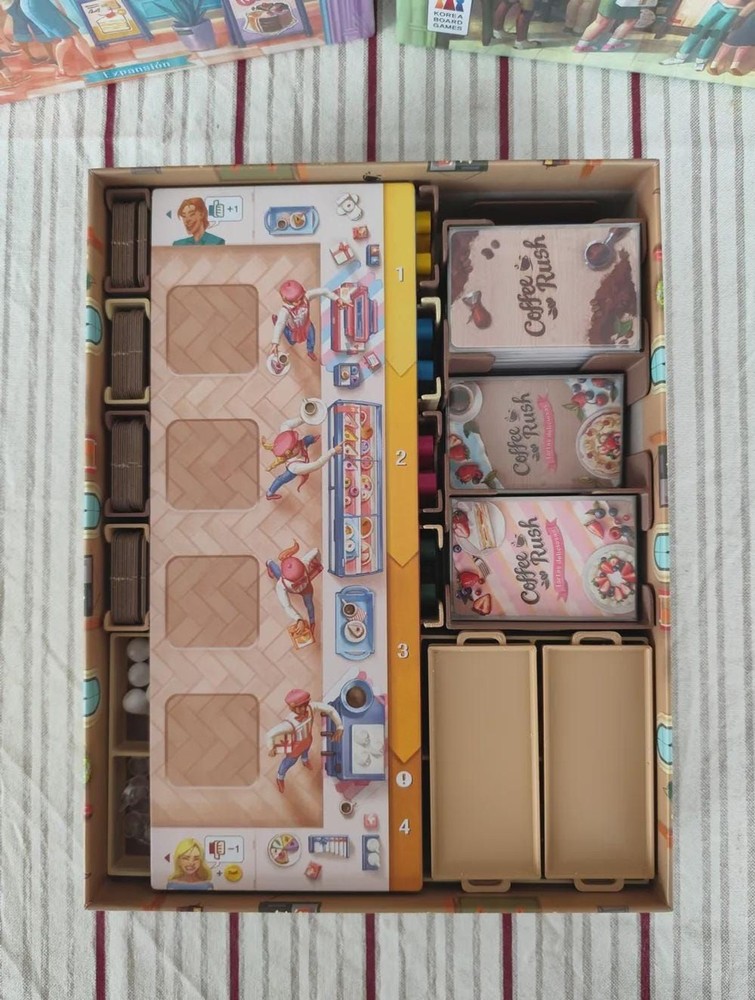 3D Printed Insert for Coffee Rush + Piece of Cake