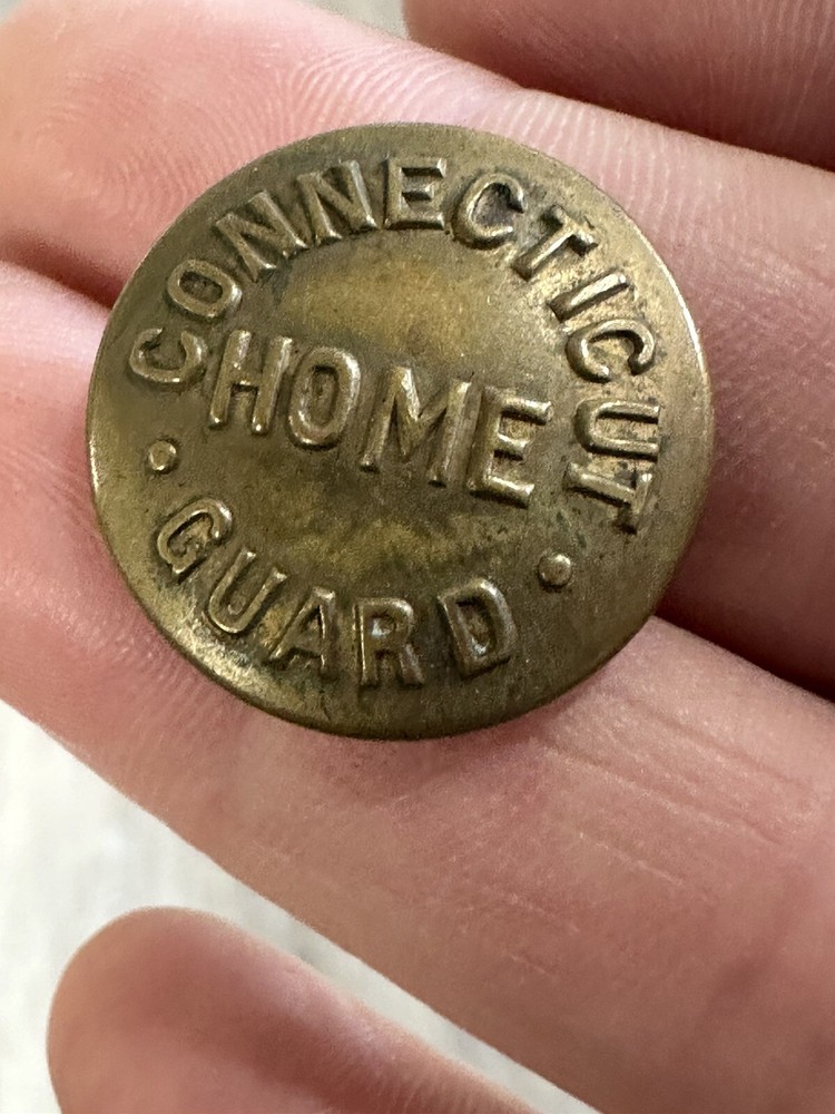 1880s-90s Connecticut Home Guard Uniform Button H3CT