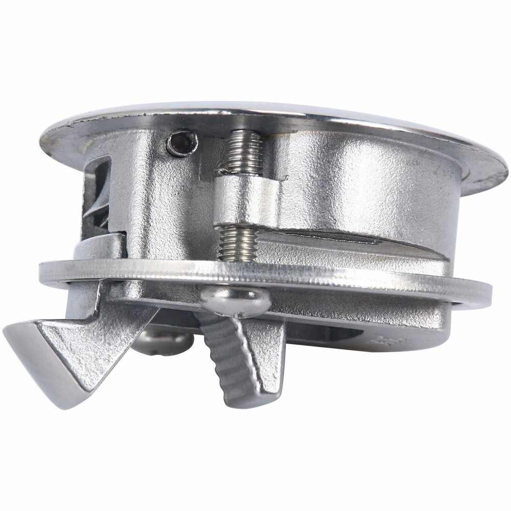 2" Marine Boat Stainless Steel Flush Pull Hatch Latch Non Locking Flush Mounted