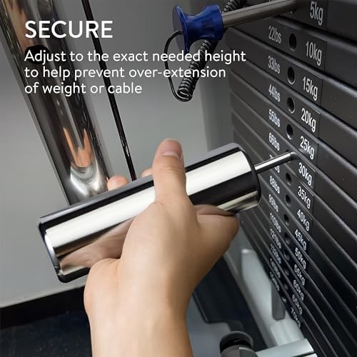 Gym Pin Extender - 8 mm - Weight Stack Extender for Cable 10x2x2"