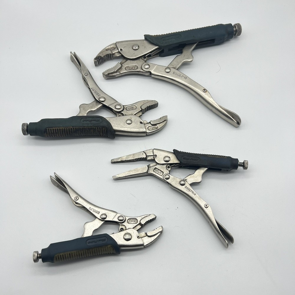 Blue Point 4pc Adjustable locking grip pliers handle BSGLP