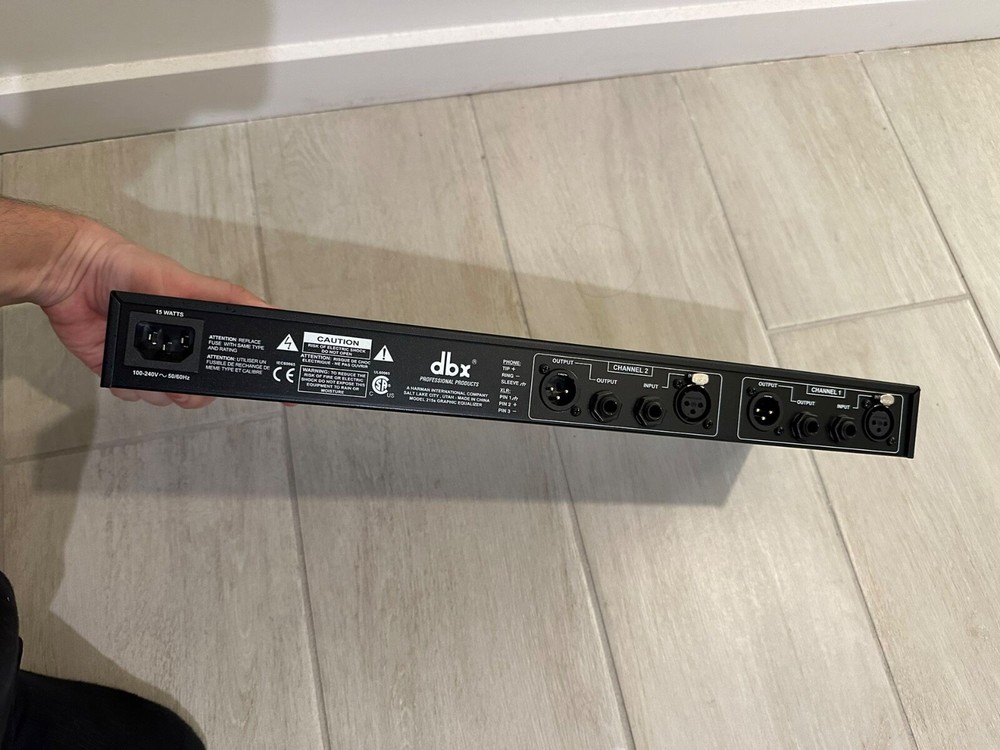 DBX 215S Equalizer Mixer Audio