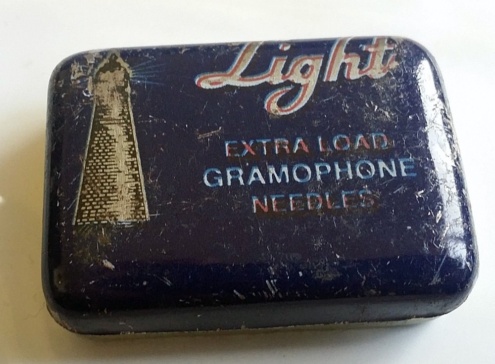 PG254 - Gramophone needles LIGHT EXTRA LOAD Box WITH GRAMOPHONE DOTS