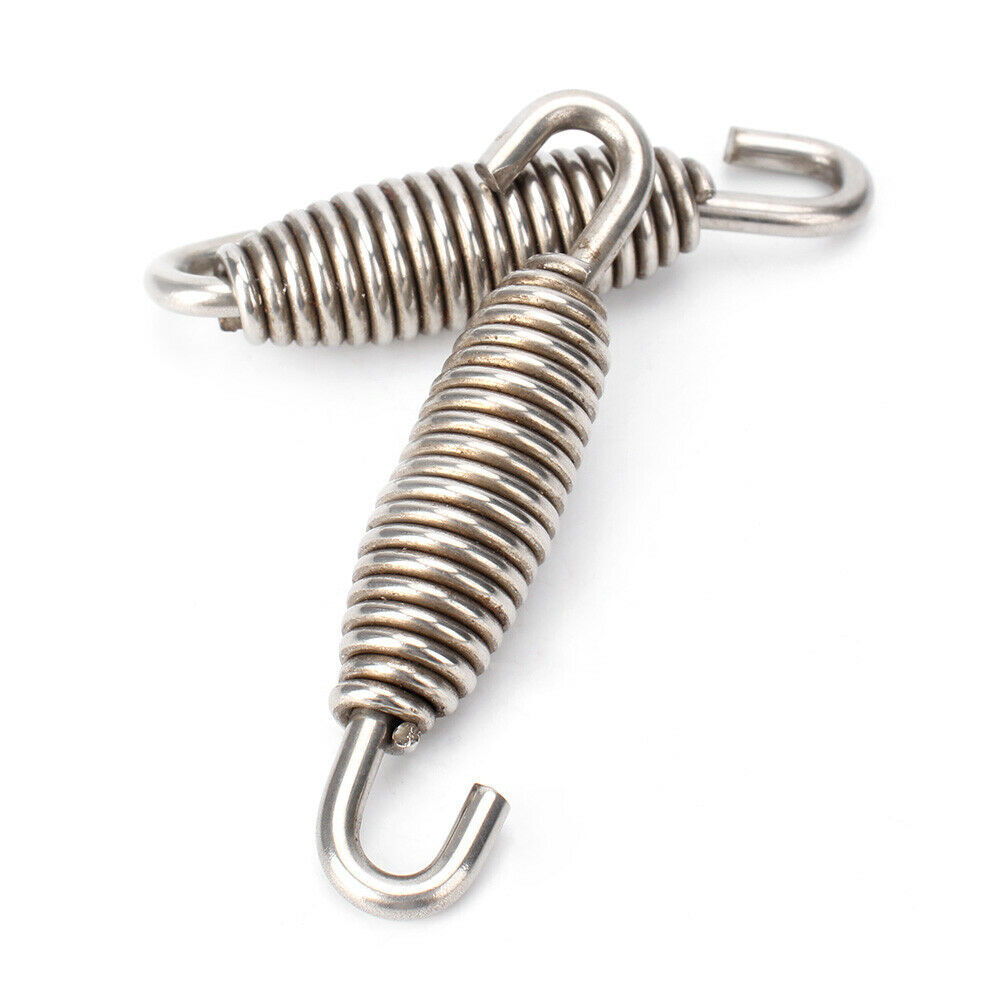 4 Pieces 55mm Exhaust spring Pipe Muffler Springs Swivel 55mm Motorcycle D
