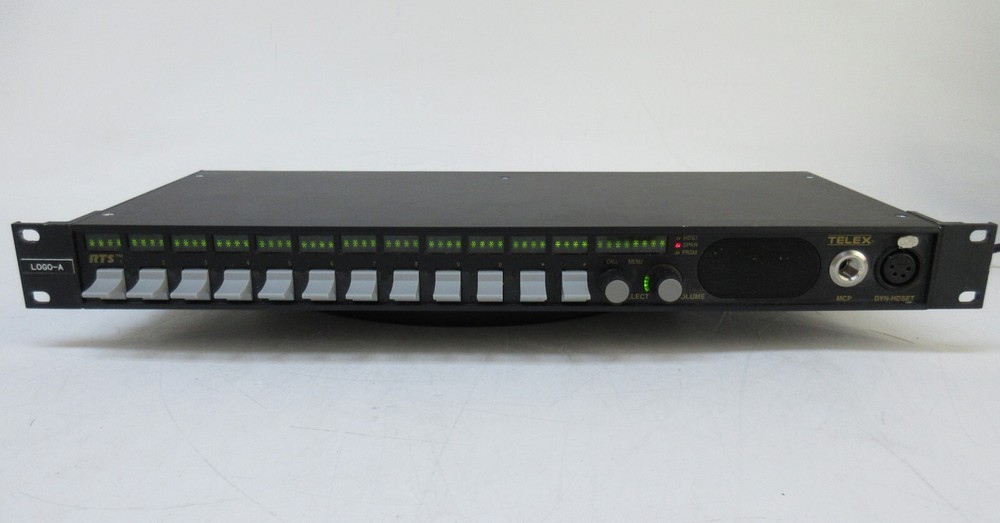 Telex RTS KP12 12 Position Key panel Intercom System Rack Ears, Ext Module