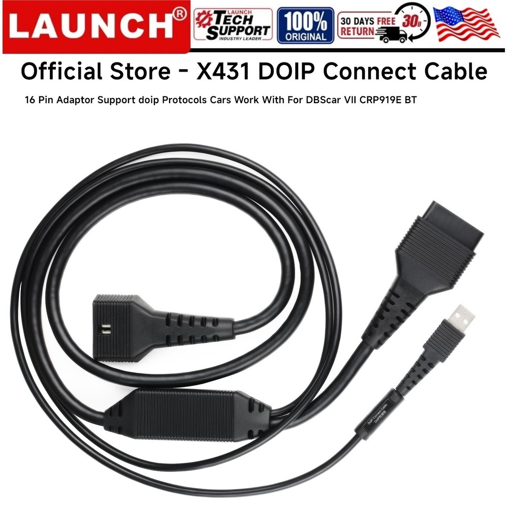 LAUNCH DOIP Adapter Cable Work for Devices With CAR VII Bluetooth Connectors