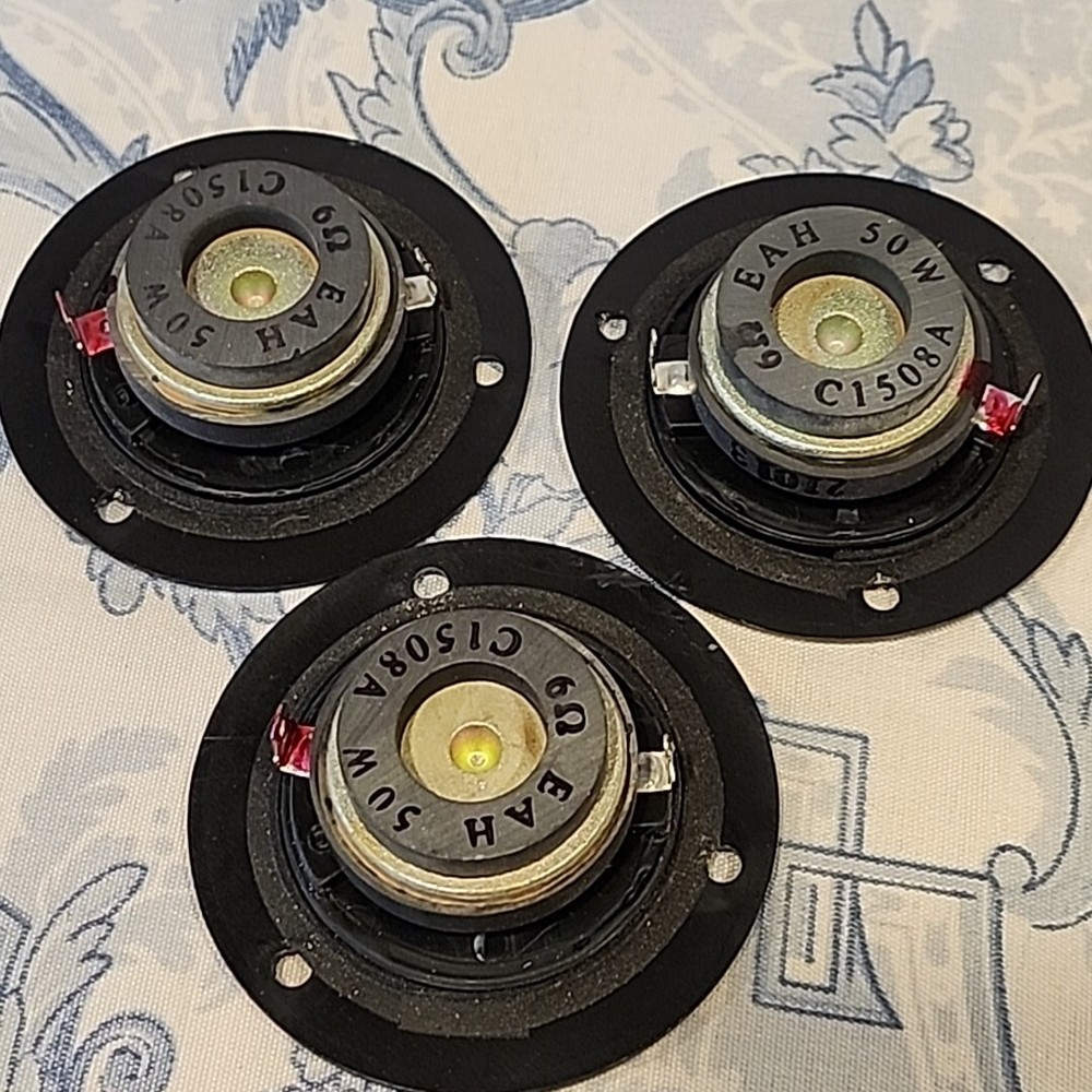 3 TWEETER SPEAKERS C1508A 50W 6 OHM 3" [10]