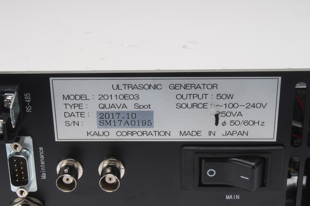 Kaijo Quava Spot 20110E03 Ultrasonic Generator