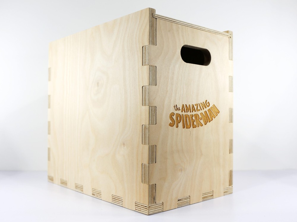 Spider-man Timber Comic Storage Box *Comics Not Included