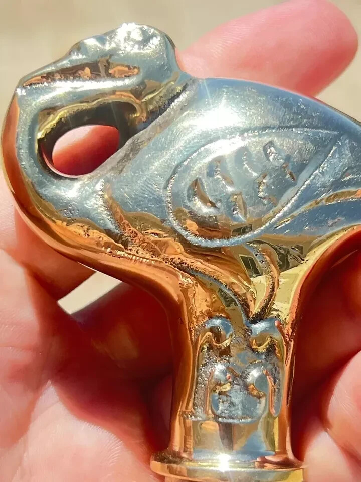 Handmade Bird Shaped Brass Walking Stick Handle