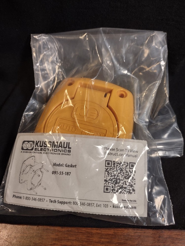 Kussmaul Electronics 091-55-187 Auto Eject Cover Yellow