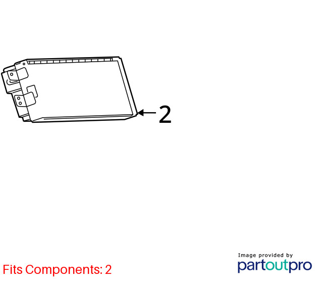 2018 Jaguar F-PACE Center Dash Screen OEM Used 8 Reprogram Required