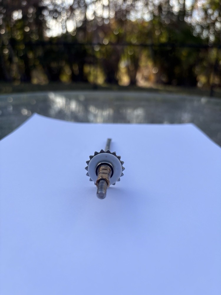 Silver Metal Clock Gear Shaft Replacement Part