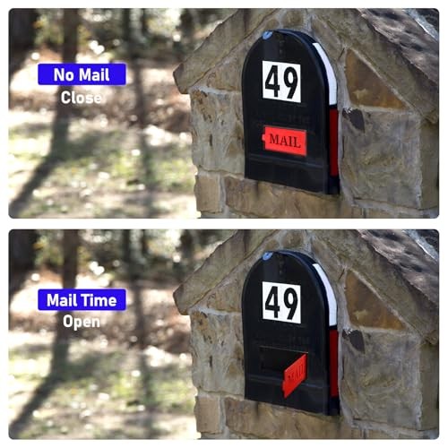 Mailbox Flag Replacement Kit for Brick & Stone Mailboxes - Red All-Weather