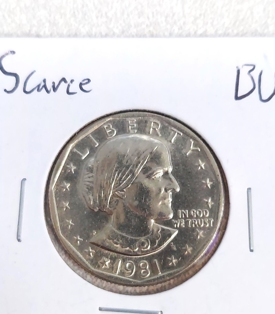 1981 S Susan B Anthony Dollar BU Uncirculated Mint State SBA $1 US Coin