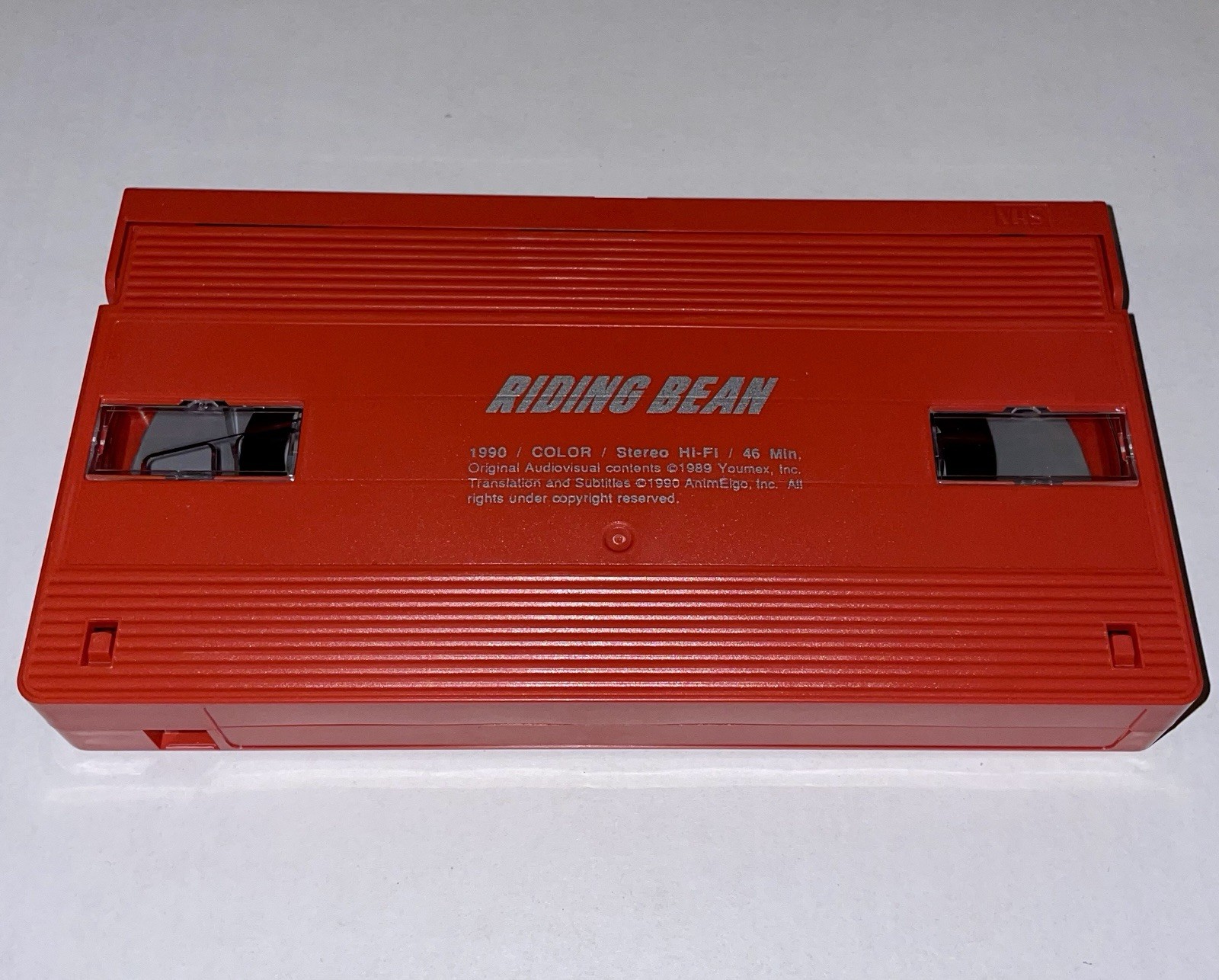 Riding Bean Gunsmith Cats AnimEigo 1990 English Subs RARE RED VHS Anime