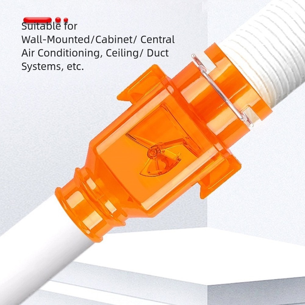 PVC One Way Check Valve for AC Drain Pipe with Easy Installation Design