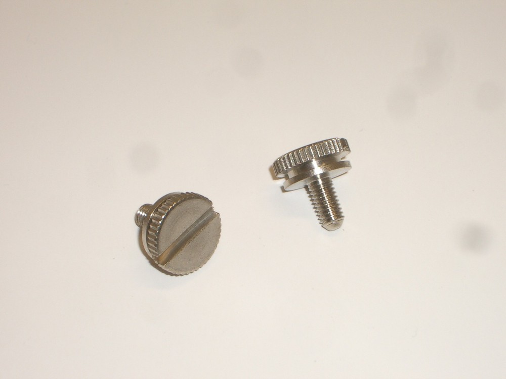 WORKMAN KN5X 5mm METAL REPLACEMENT RADIO SIDE SCREW KNOBS 2PC SET