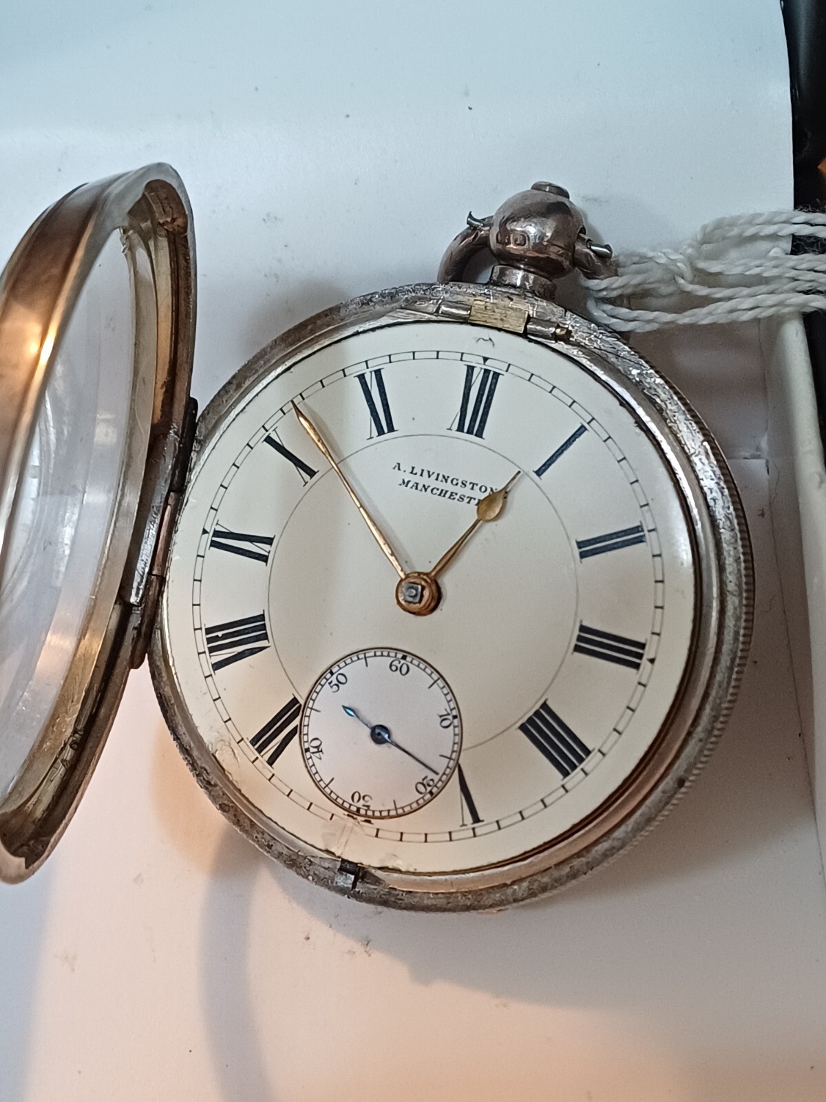 English Pocket Arg.925 A.Livingstone Manchester 1870