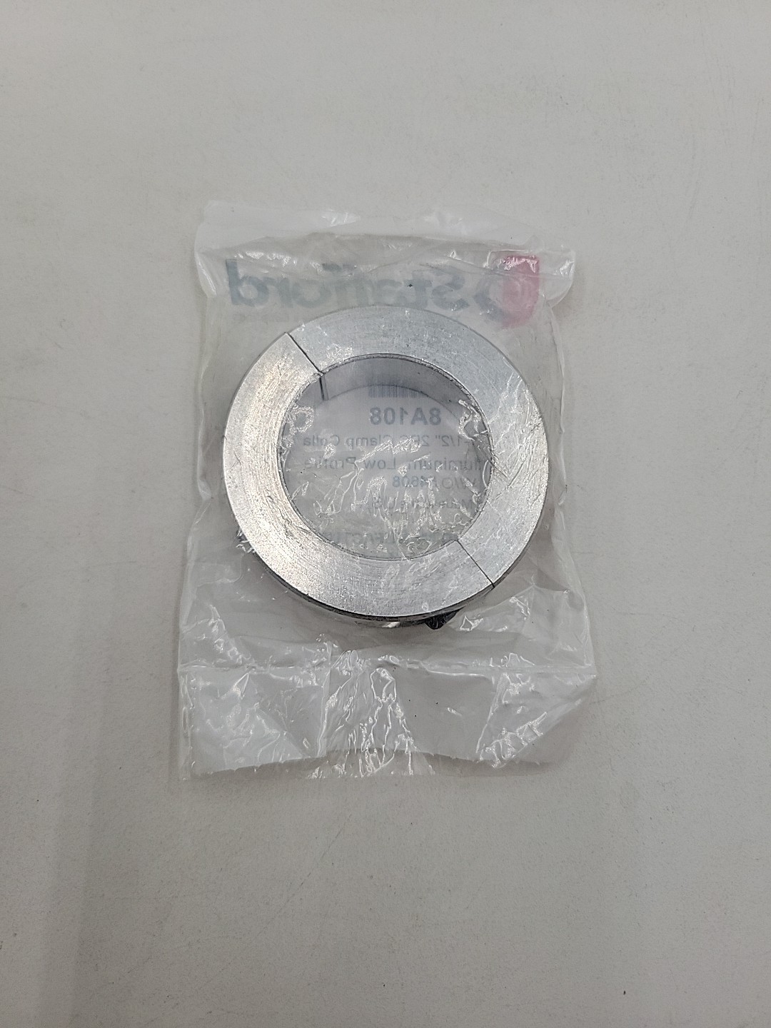 Stafford 8A108, 1-1/2" Aluminum Two-Piece Split Clamp Shaft Collars Low Profile