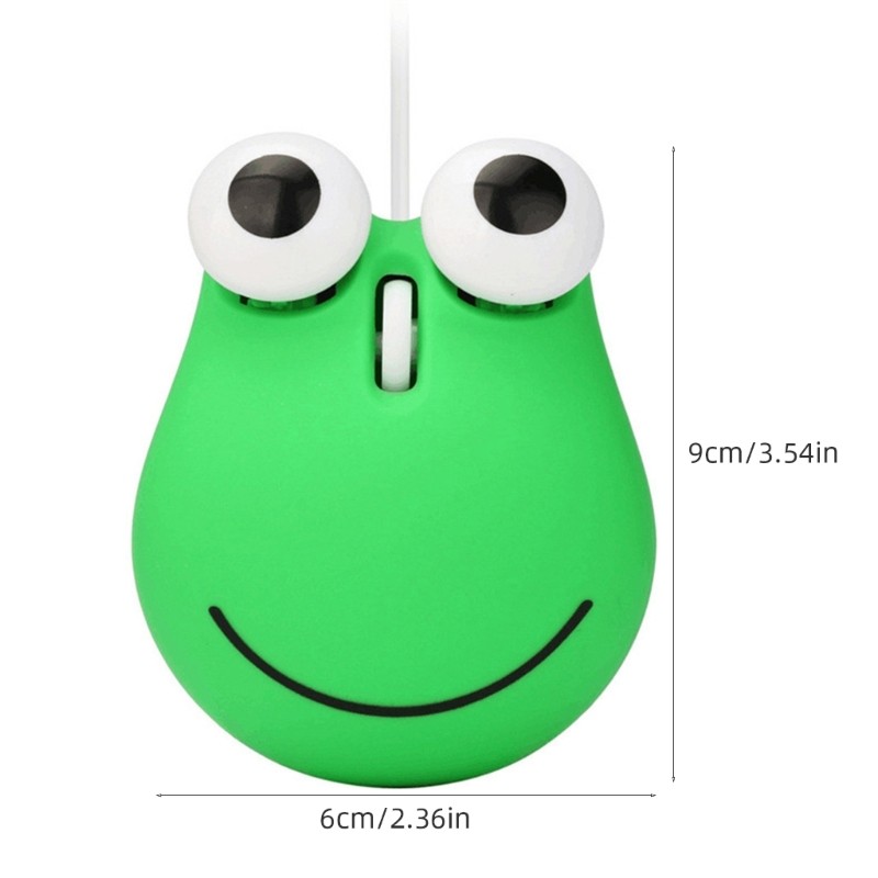 Modern Frog Mouse Smooth Navigations Mice, Highly Precise USB Wire Mouse