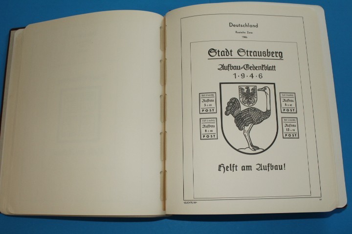 Germany Zones Locals 1945 Lighthouse Specialty Springback Album BlueLakeStamps