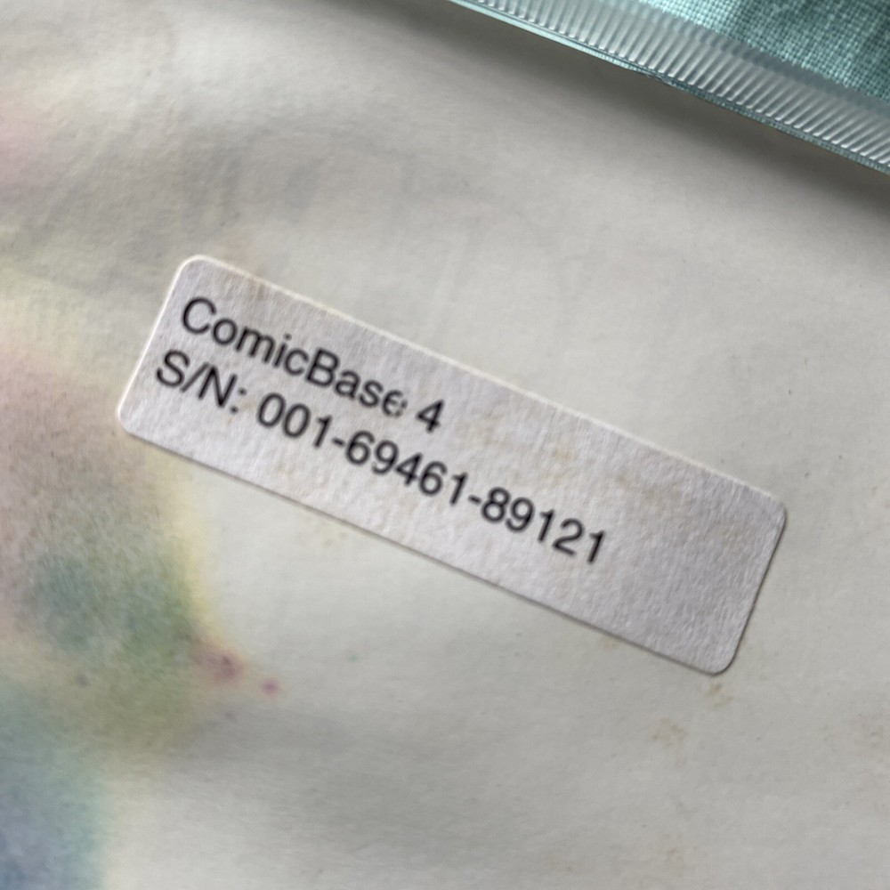 Super Rare 1999 COMICBASE 4 Computer Software Win 98 Mac Pc Software Good