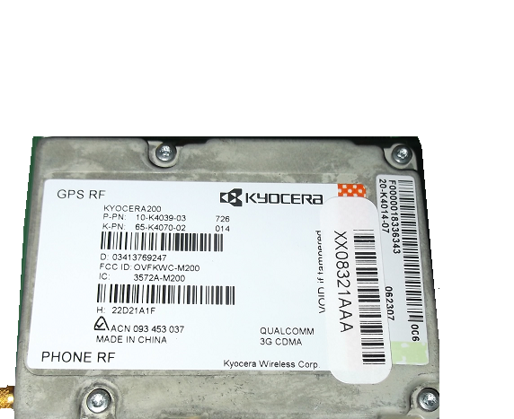 Kyocera 200 Module CDMA2000 1X Module GPS M2M Telemetry Applications Trimode 3G