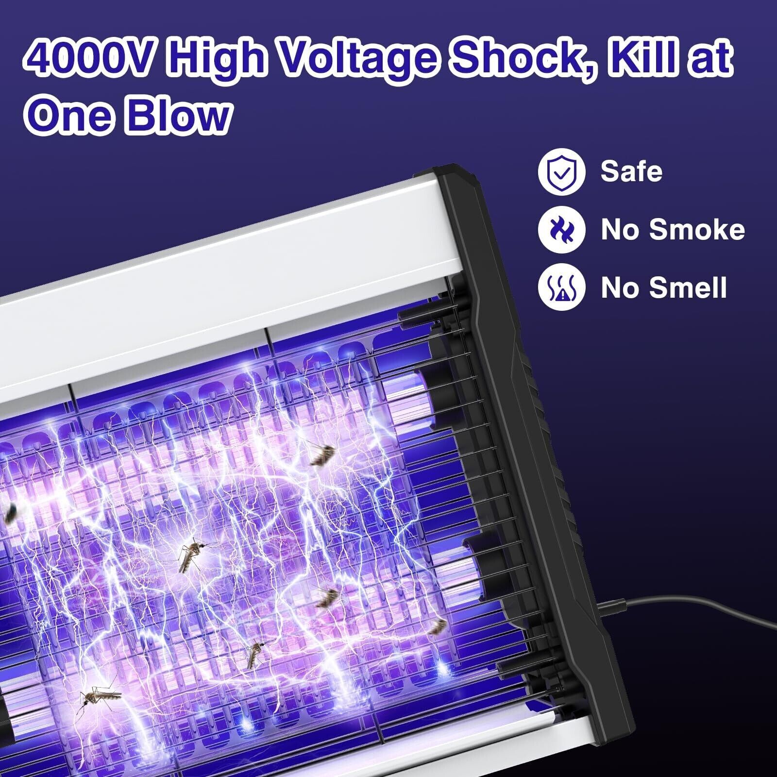 Lamp Insect Killer Mosquito Zapper Bug Pest Fly Trap Electric Indoor Lights Lawn