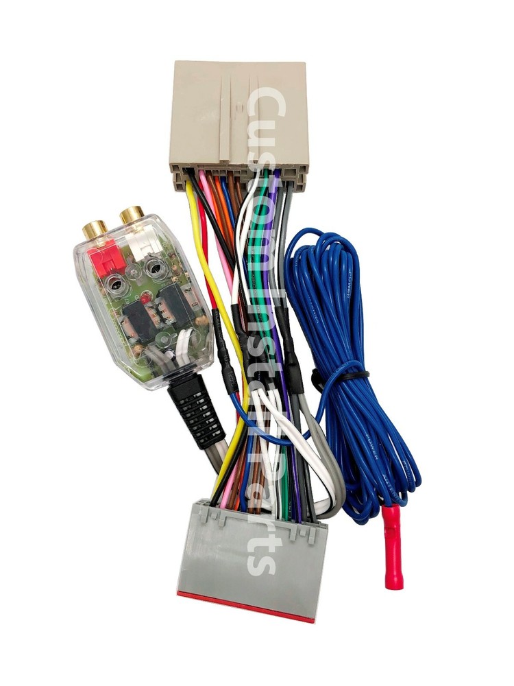 Factory Radio Add Aftermarket Subwoofer Amp Amplifier Plug Play Harness Inline