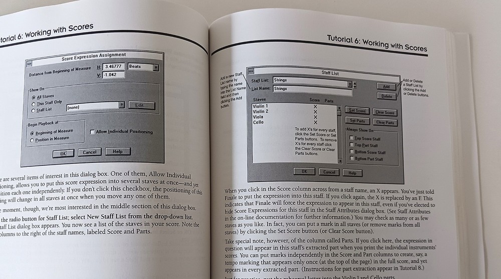 Finale 97 Installation & Tutorials Manual w/ Install Key Number Music Notation