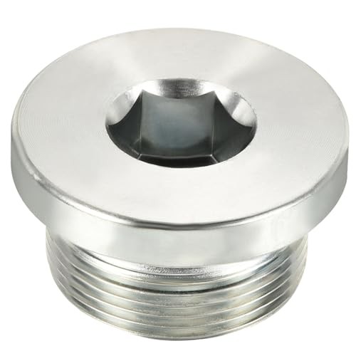 M30 x 1.5 Pipe Plug, Male Thread Internal Hex Head Socket Pipe Fitting Plug |