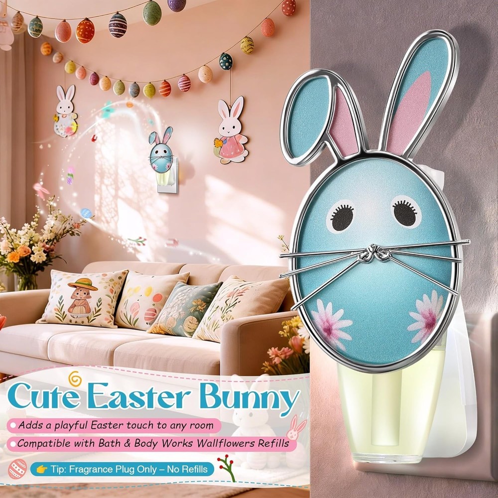 Easter Wall Fragrance Plug in with Night Light, Compatible with Bath & Body Work