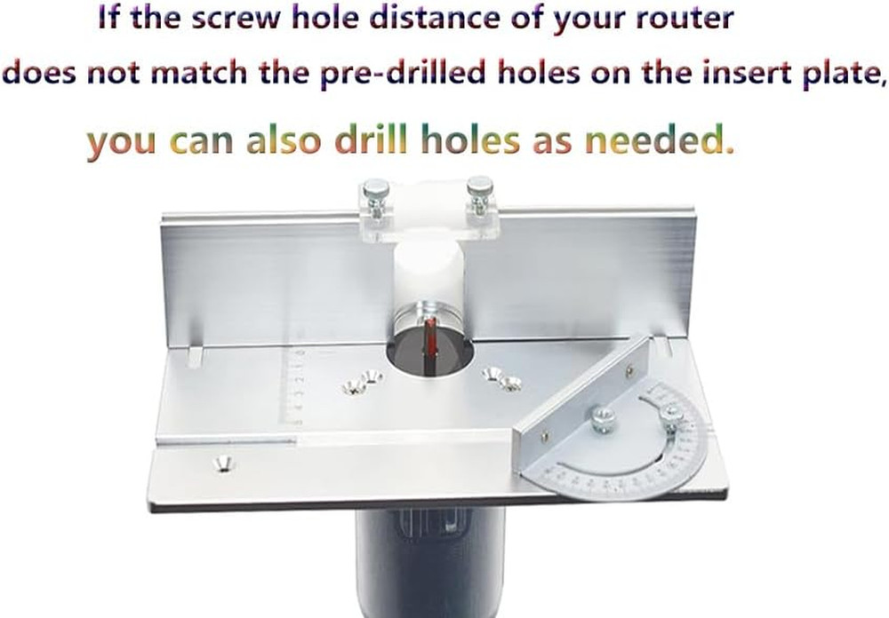 Router Table Insert Plate,Aluminum Router Insert Plate Small Router Base Plate W
