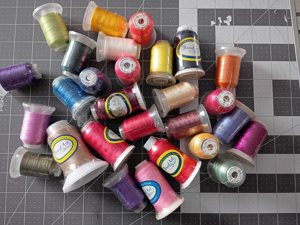 Polyester Embroidery Thread 28 Unopened Spools
