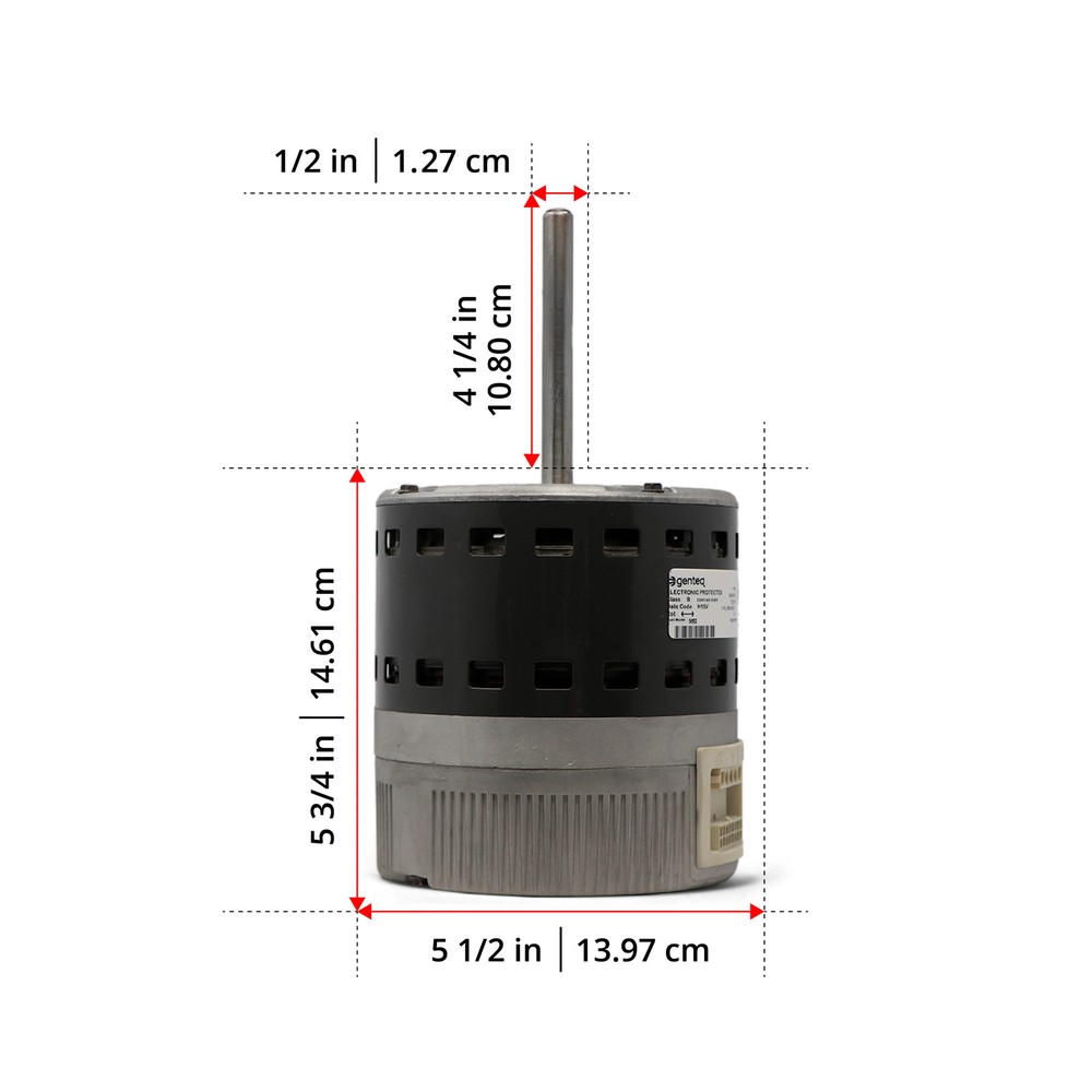 Heil FVM2X2400A1 Blower Motor EON 1/2 HP
