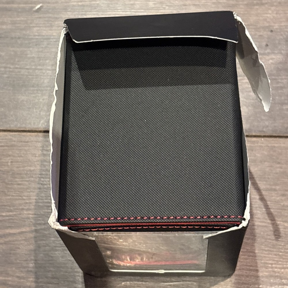 Mage Tech Card Deck Box for Commander Deck, Black/Red) NEW