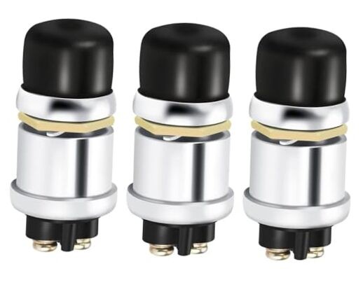 Engine Start Push Button Switch 12V 50A Waterproof Heavy Duty Momentary Push