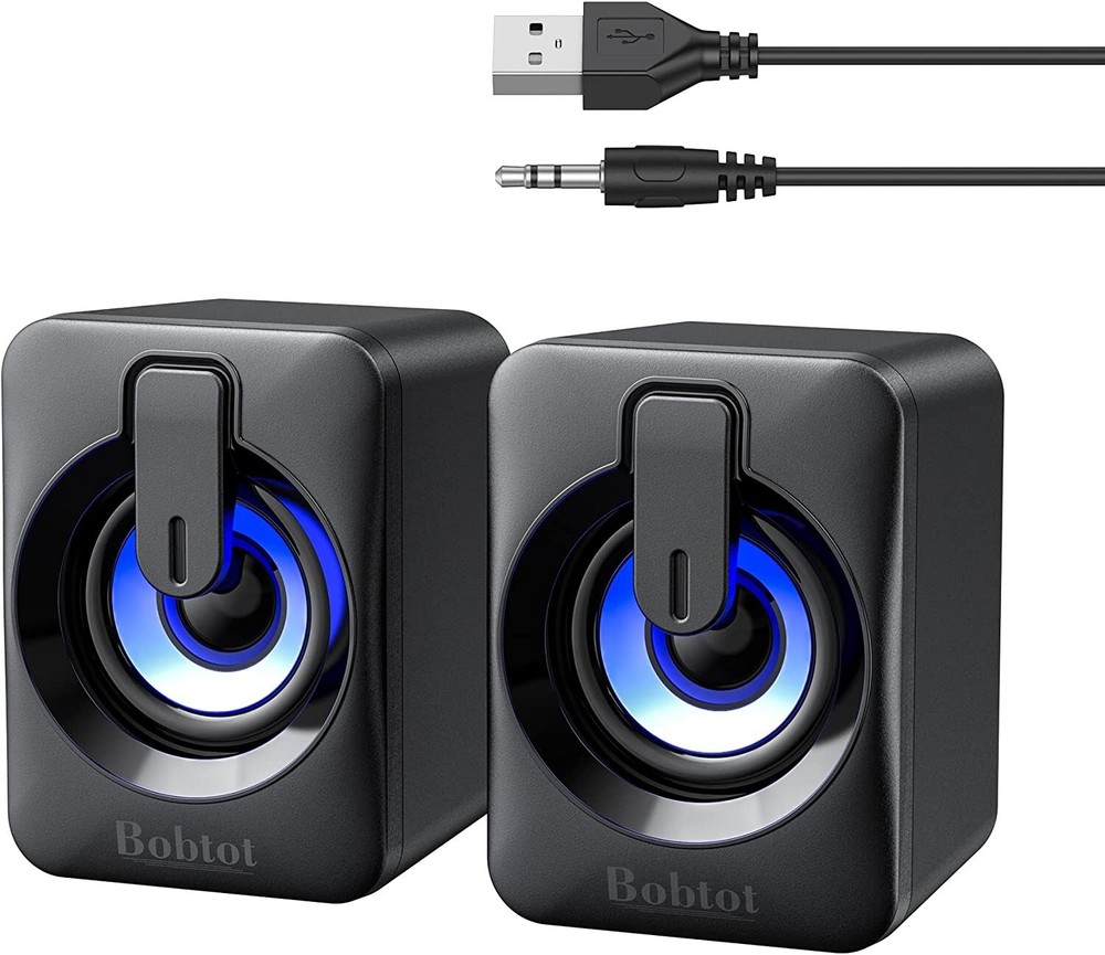 Computer Speaker USB Powered Mini Bluetooth Desk Game RGB Speakers Audio