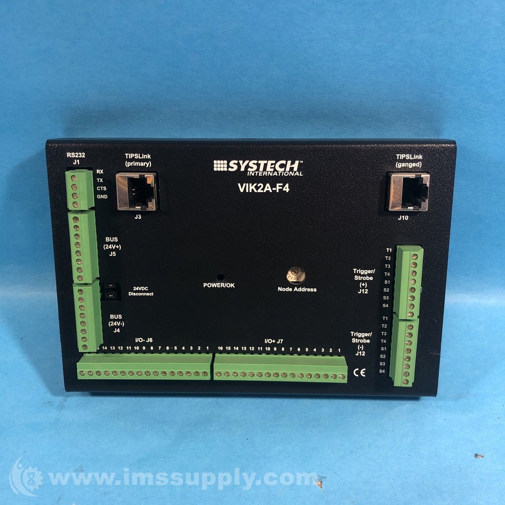 Systech International VIK2A-F4 Camera Vision Interface Controller FNOB