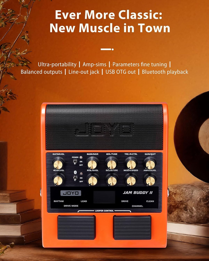 NEW Jam Buddy 2! 10W Portable Guitar Practice Amp & Multi-FX, Looper!