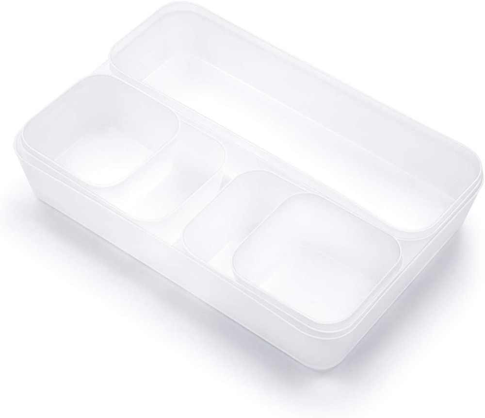 Mumba Drawer Organizer, Desktop Drawer Flateware Organizer Storage Multi-purpose