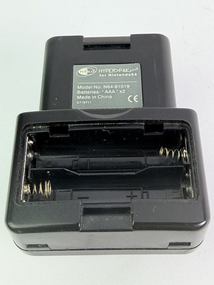 Nyko HyperPak Plus N64 Rumble Pack Hyper Pak Black