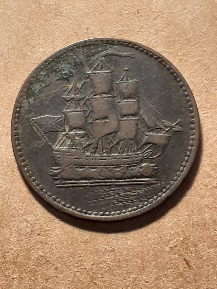 CANADA SHIPS COLONIES COMMERCE    TOKEN