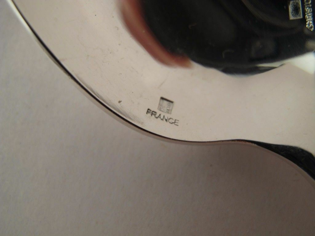 ARIA by CHRISTOFLE 8 1/8" European Place Oval Soup Spoon (s) EXCELLENT