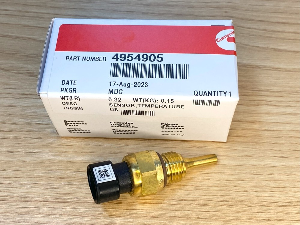 Genuine Cummins Coolant Temperature Sensor 4954905